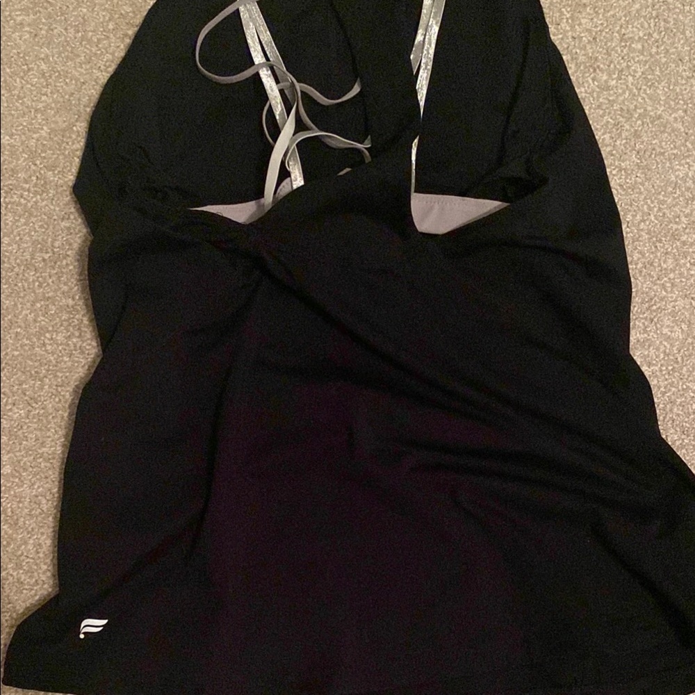 Fabletics Black Racerback Tank Top - Picture 3 of 3